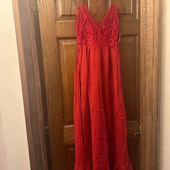 Free People FP One Adella Maxi Slip Dress nwt - Picture 11 of 13